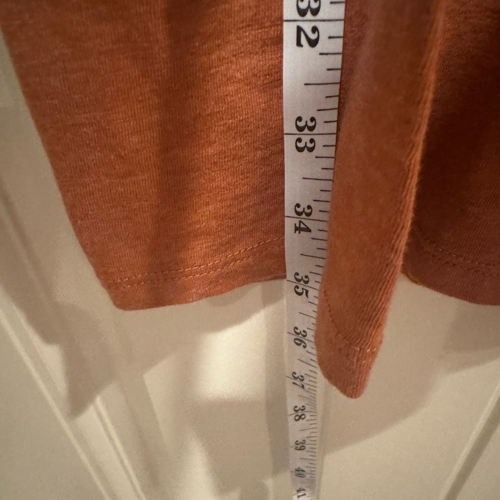 Matilda Jane Heathered Orange Short Sleeve Heart to Heart Homeroom Tiered Dress - Picture 3 of 8